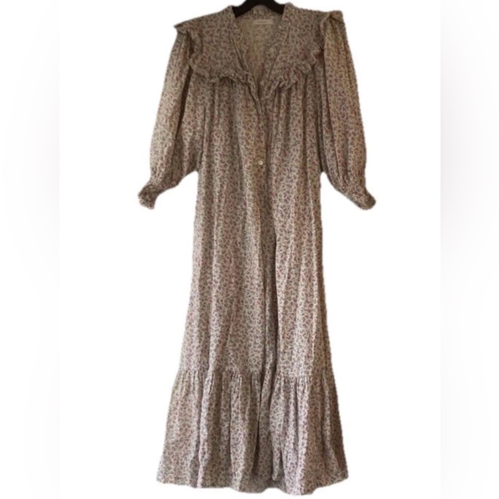 Doen Dress 3/4 Sleeve Soft Redwood Nightgown (Also Can Be Worn As A Dress)